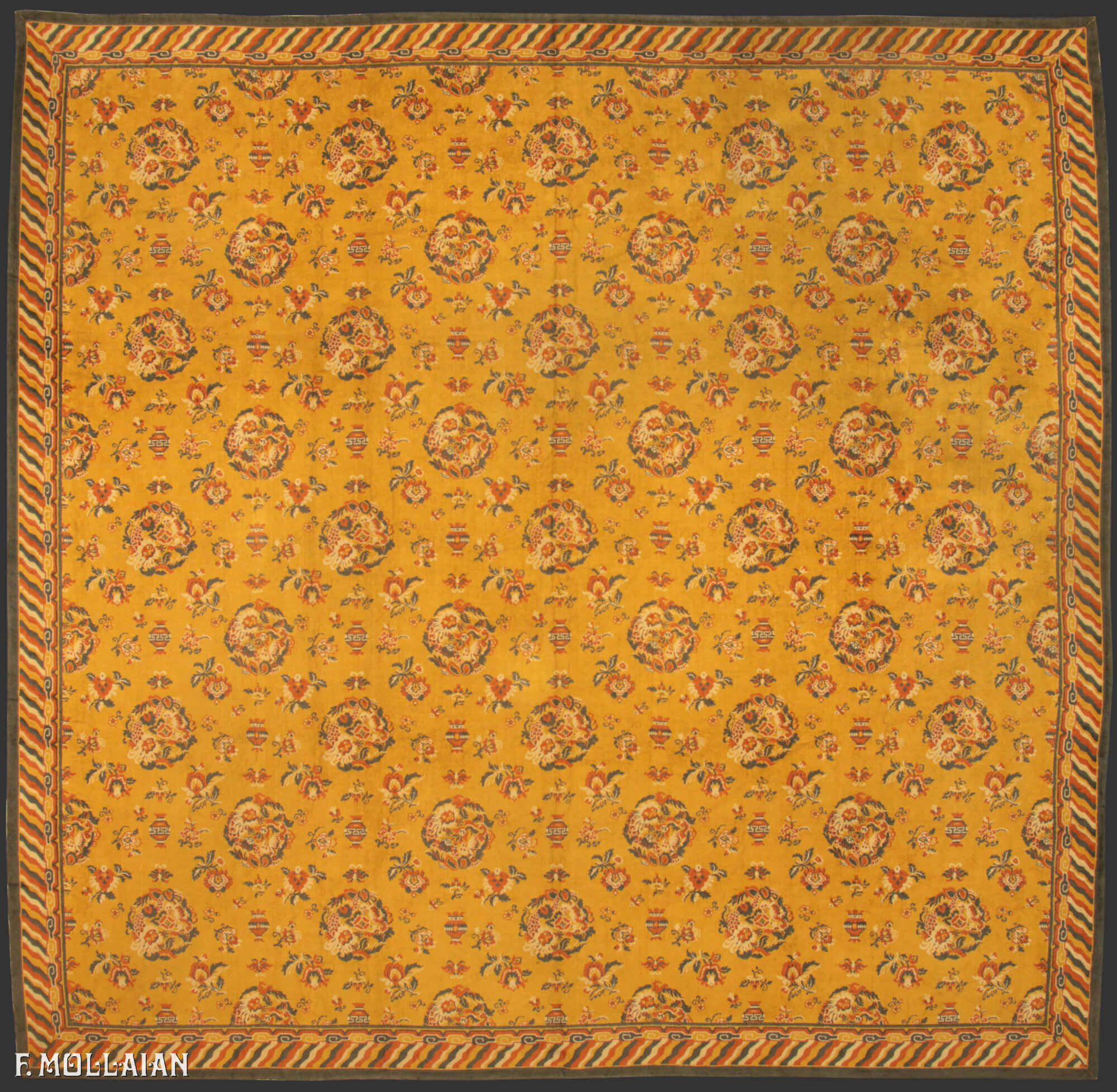 Chinois Antique Textile Velvet n°:69051685